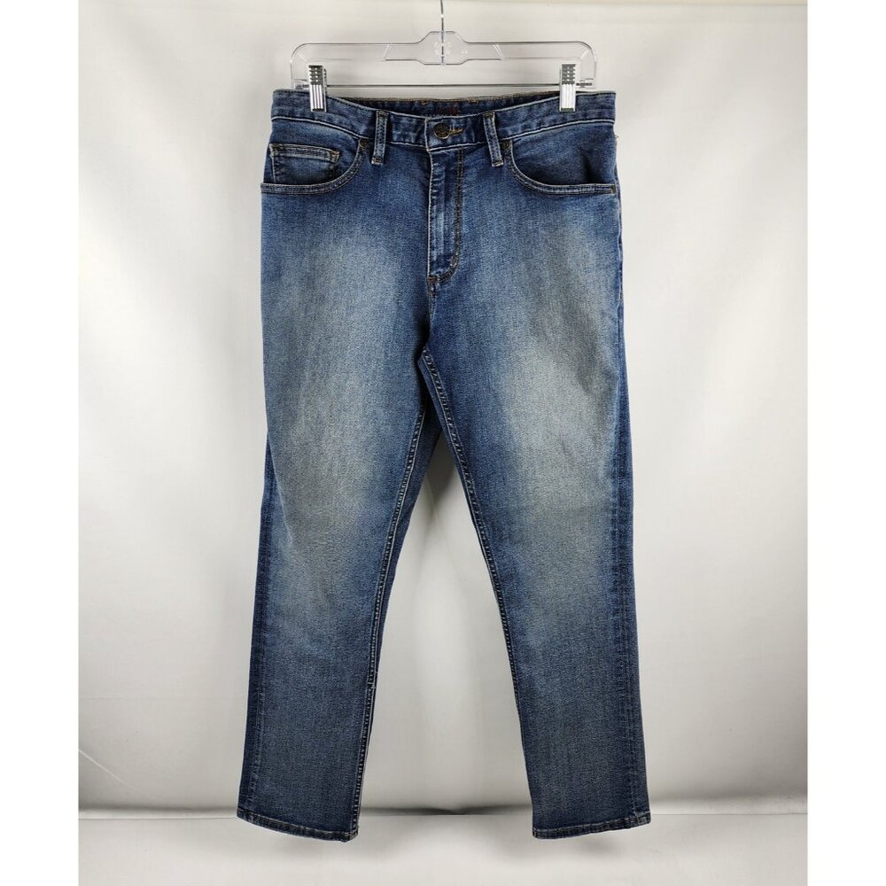 Johnston & Murphy Jeans 32x29 Mens Blue Slim Fit Dark Wash Denim